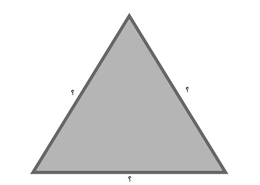 مثلث متساوی الاضلاع به محیط 27