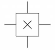 نماد سنسور اثر هال در قطعه شناسی الکترونیک