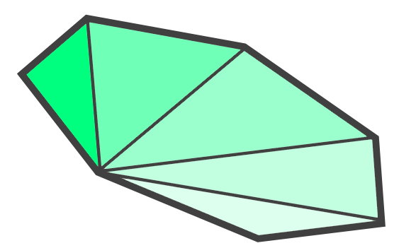 تقسیم‌بندی هفت ضلعی به چند مثلث