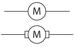 نماد موتور در قطعه شناسی الکترونیک