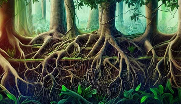 نقش ریشه درختان در جلوگیری از پووسیدگی خاگ