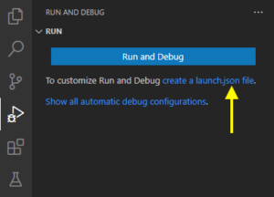 23 run debug button
