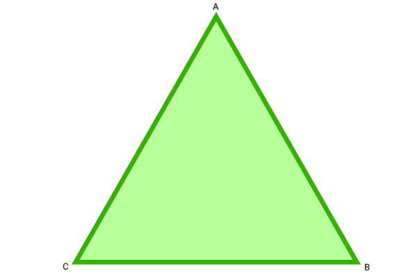 فرمول محیط مثلث ABC