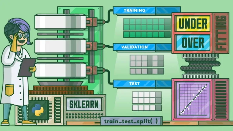 آموزش تقسیم داده در یادگیری ماشین با پایتون — راهنمای کاربردی