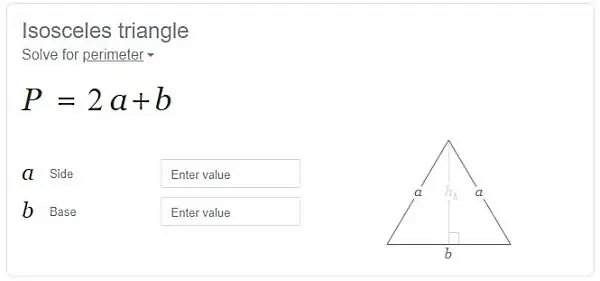 فرمول و مثلث 