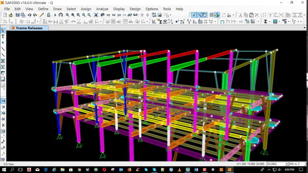طراحی سازه های فولادی در SAP2000