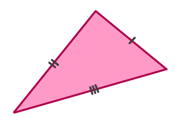 مثلث مختلف الاضلاع