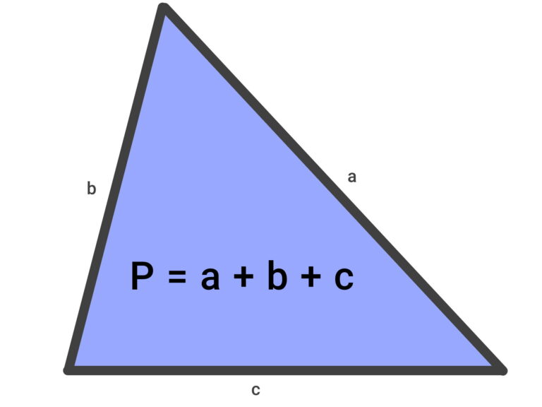 فرمول محیط مثلث چیست ؟ انواع فرمول ها + حل مثال های متنوع