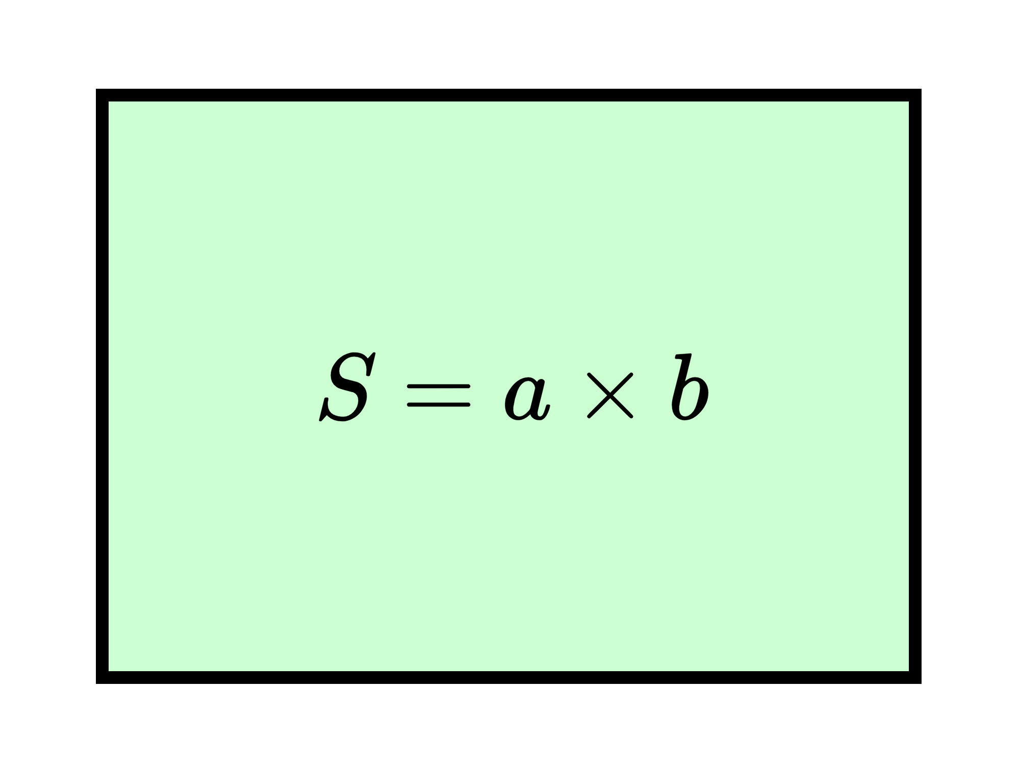 مساحت مستطیل به صورت جبری — فرمول های ریاضی + حل مثال
