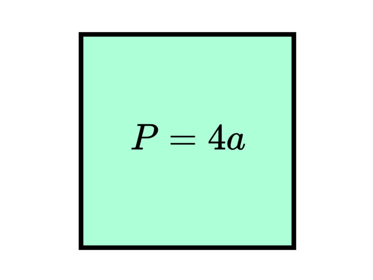 محیط مربع به صورت جبری — فرمول های ریاضی + حل تمرین و مثال