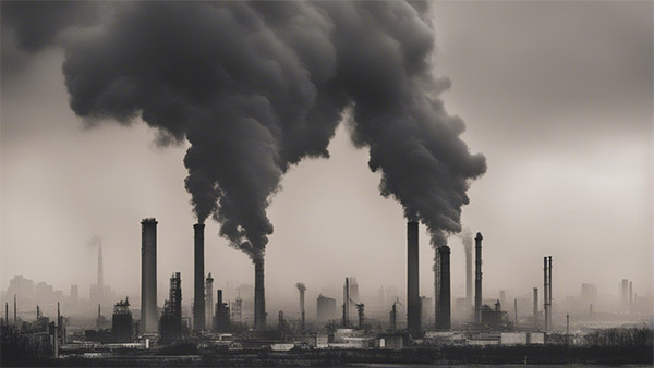 آلودگی هوا به دلیل استفاده از سوخت فسیلی
