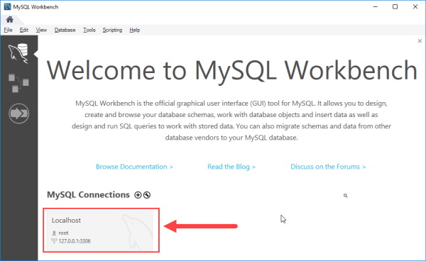 مرحله ششم - اتصال به MySQL Server با کانکشن جدید
