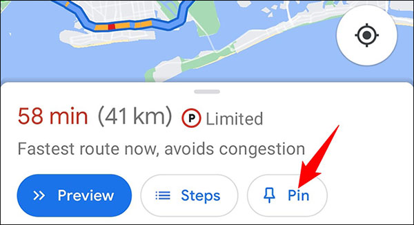 نحوه ذخیره مسیر در گوگل مپ