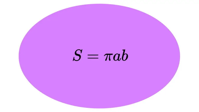 فرمول مساحت بیضی — به زبان ساده + حل تمرین و مثال