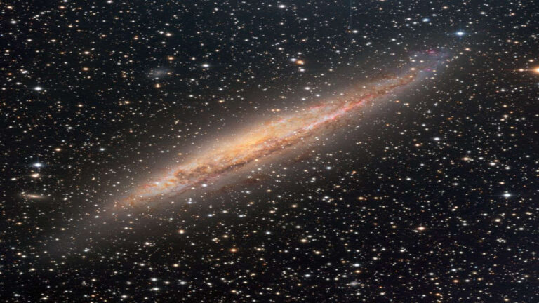 کهکشان مارپیچی NGC 4945 — تصویر نجومی