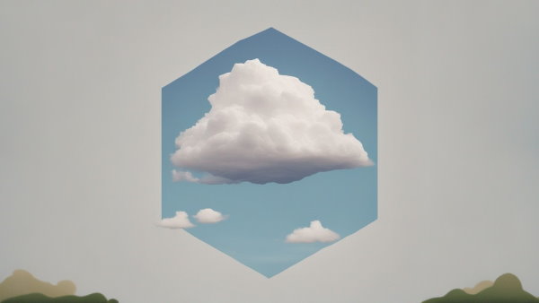 یک هشت ضلعی منتظم و چند ابر درون آن (تصویر تزئینی مطلب چند ضلعی منتظم)