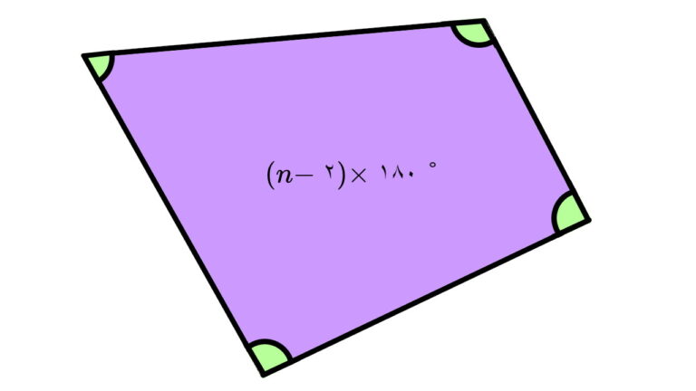 مجموع زوایای داخلی چند ضلعی محدب چیست ؟ — به زبان ساده + حل مثال