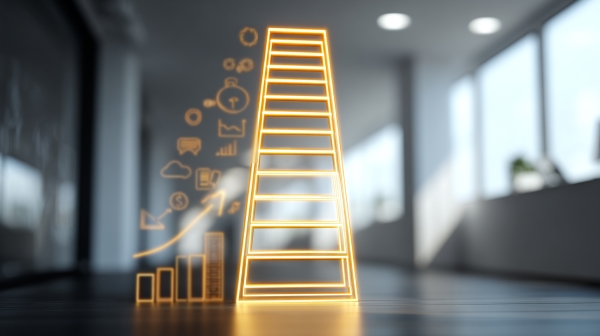 نردبان درخشان در محیط کار