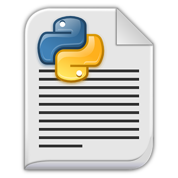 text x python icon