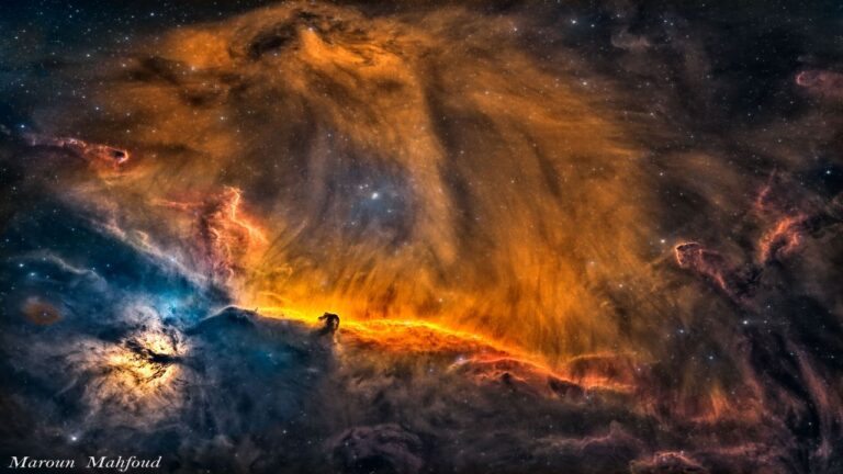 تصویر شیر در صورت فلکی شکارچی — تصویر نجومی