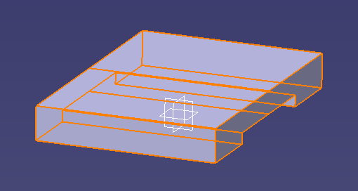 مدل سه بعدی قطعه در CATIA