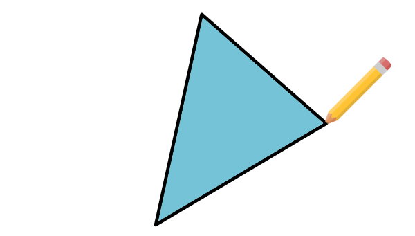 رسم قطر سه ضلعی