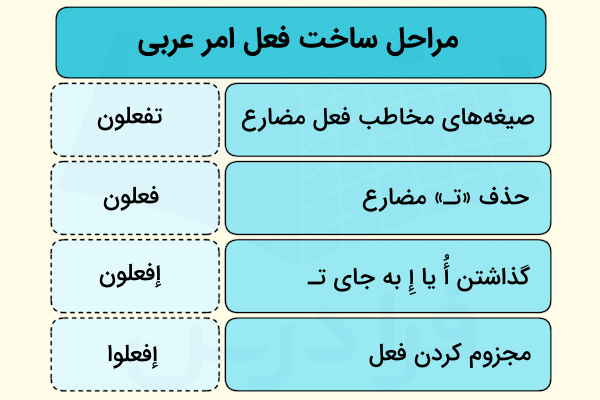 فعل امر در عربی