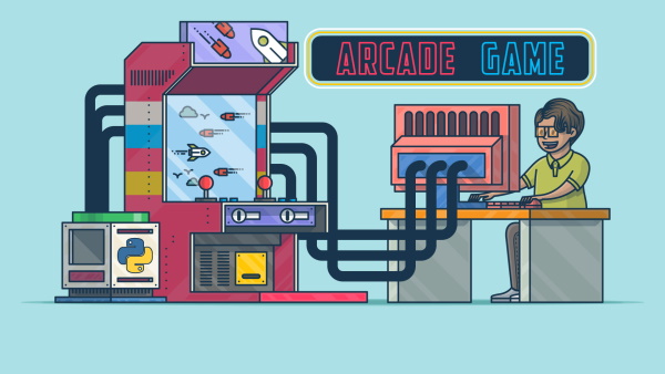کتابخانه Arcade برای ساخت بازی با پایتون
