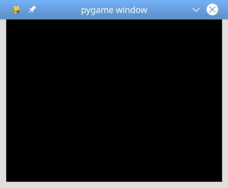 خروجی حلقه اصلی برنامه Pygame | ساخت بازی با پایتون