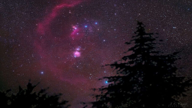 صورت فلکی شکارچی و سحابی ها — تصویر نجومی