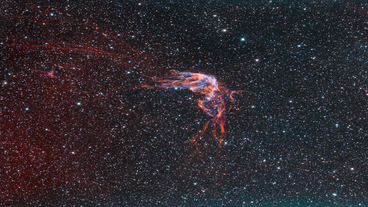 بقایای ابرنواختر قدیمی — تصویر نجومی