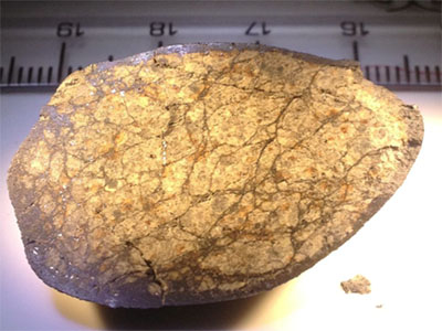 نمونه شهاب سنگ کشف شده در روسیه
