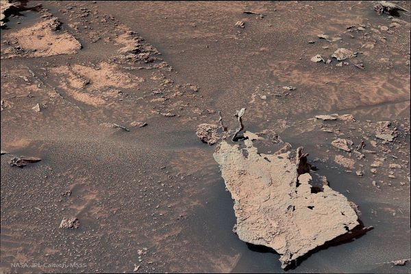 انگشت های سنگی در مریخ