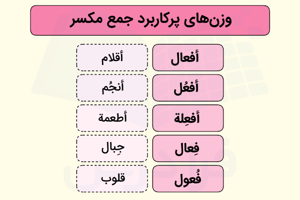 جمع مکسر در عربی