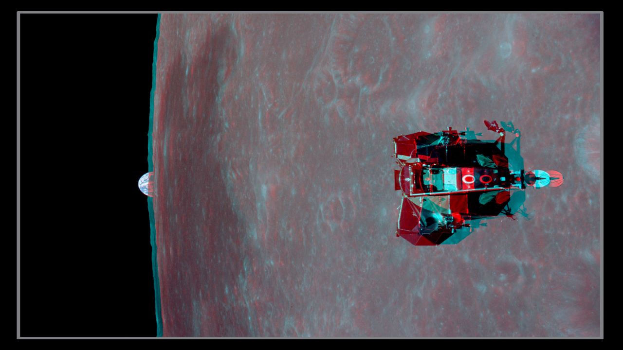 تصویری از صعود ماه نشین عقاب — تصویر نجومی ناسا