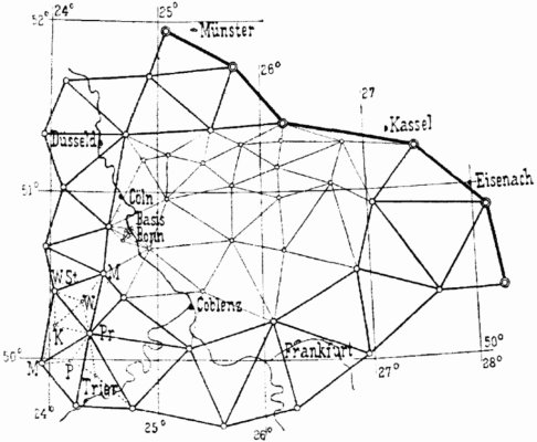 شبکه مثلث بندی یک شهر