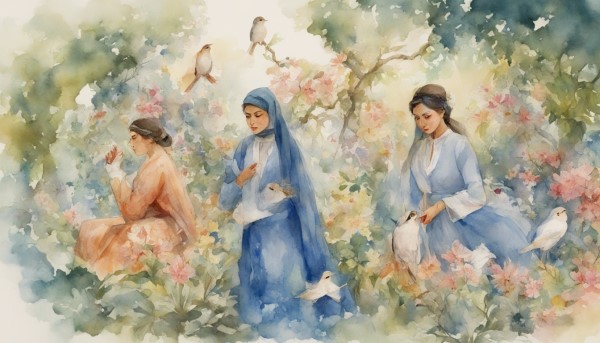 سه زن در باغ 