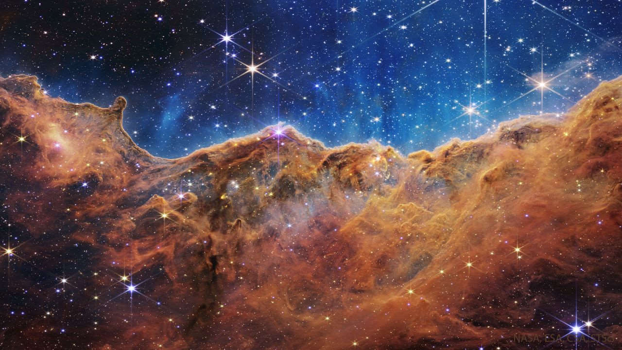 صخره های کارینا از دید تلسکوپ فضایی جیمز وب — تصویر نجومی ناسا