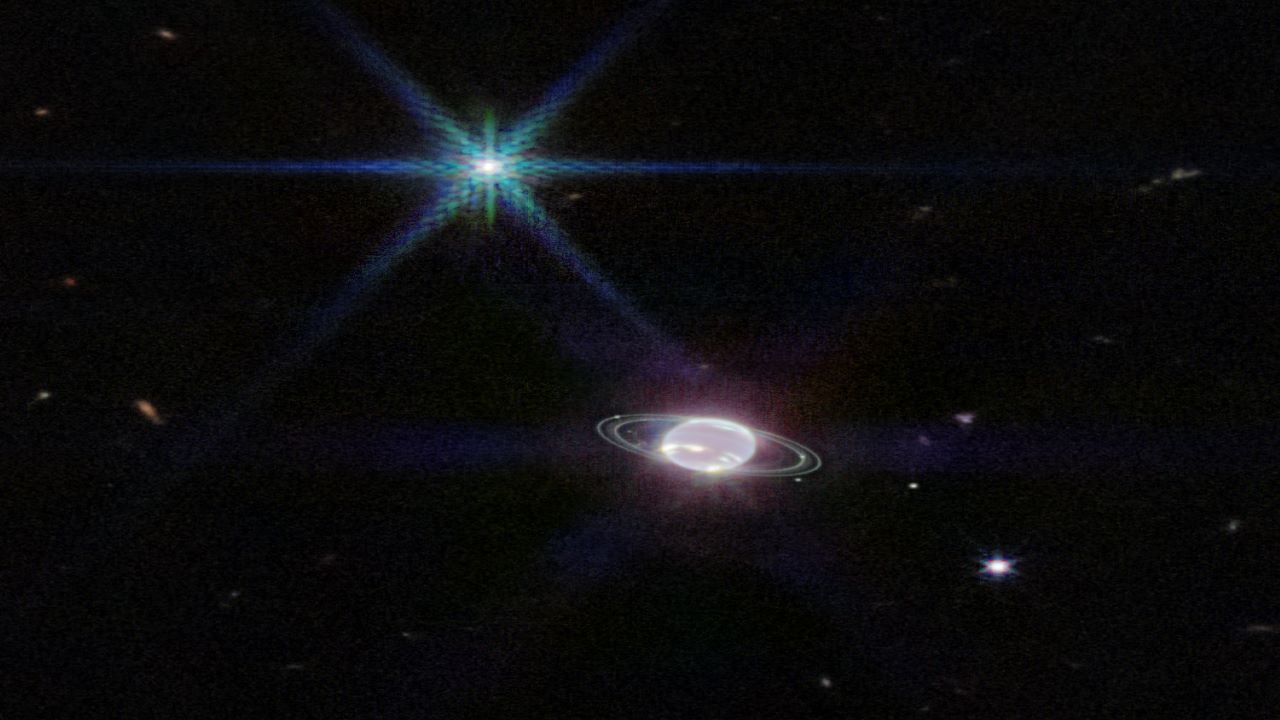 تصویر جیمز وب از نپتون حلقه دار — تصویر نجومی ناسا
