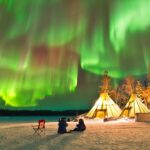 شفق قطبی بر فراز شمال کانادا – تصویر نجومی ناسا