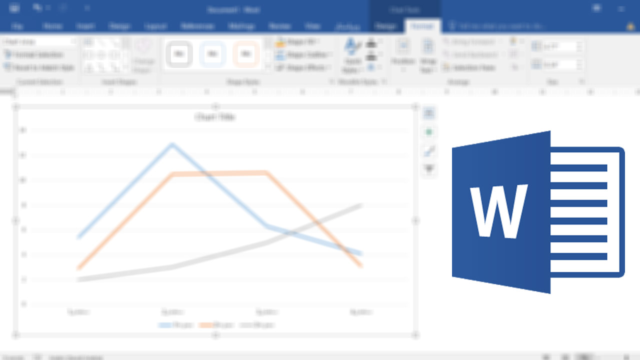 نحوه رسم نمودار خطی در ورد – آموزش تصویری و کامل
