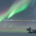 ماه گرفتگی در قطب جنوب – تصویر نجومی ناسا