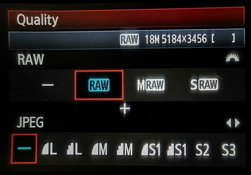 استفاده از قالب RAW برای ادیت عکس حرفه ای