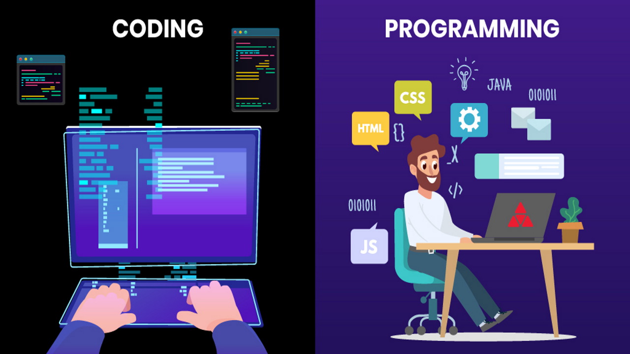 تفاوت برنامه نویسی و کد نویسی چیست؟ – ۴ فرق مهم که باید بدانید