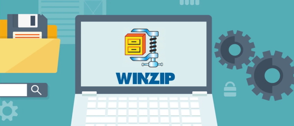 برنامه WinZip برای باز کردن فایل RAR
