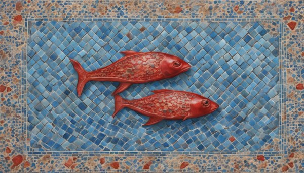 حوض ایرانی با ماهی قرمز در آن