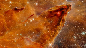 یک ستون ستاره زا از دید جیمز وب — تصویر نجومی ناسا