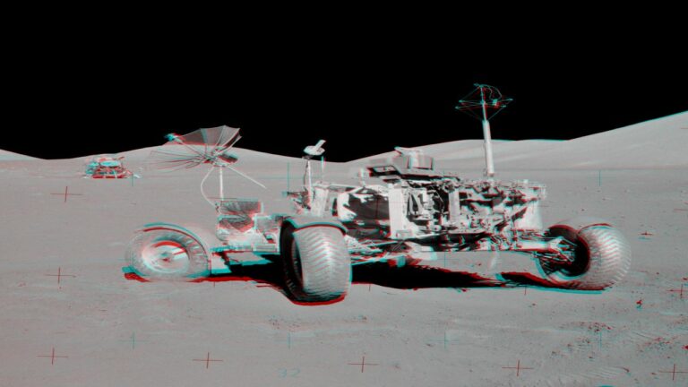تصویری سه بعدی از مأموریت آپولو ۱۷ — تصویر نجومی ناسا