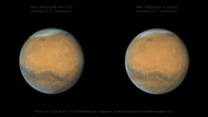 تصویر مریخ درحال نزدیک شدن به مقابله — تصویر نجومی ناسا