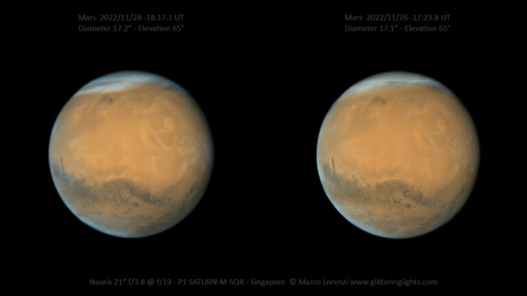 تصویر مریخ درحال نزدیک شدن به مقابله — تصویر نجومی ناسا